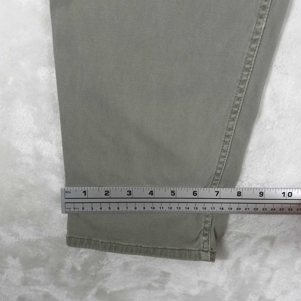 Faherty Comfort Twill Pants Men's 42x31 Light Green 5 Pocket Organic Cotton - Picture 5 of 12